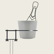 Charger l'image dans la galerie, seau à glace blanch gris